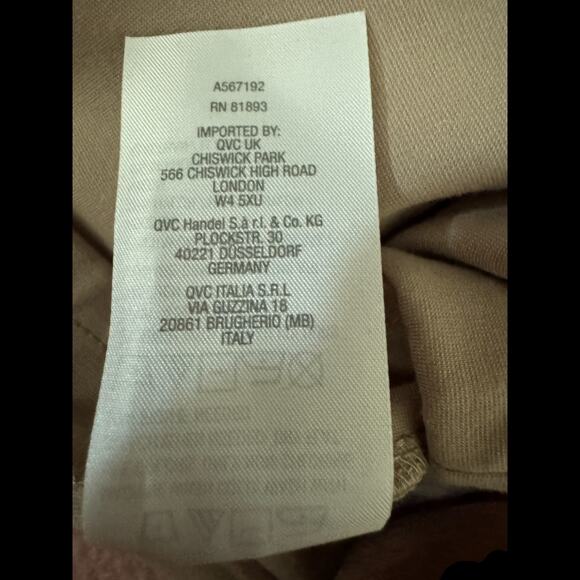 SUSAN‎ GRAVER Everyday Slim Leg Pants Beige Pull On Stretch 3X NWT Comfort - Picture 9 of 9